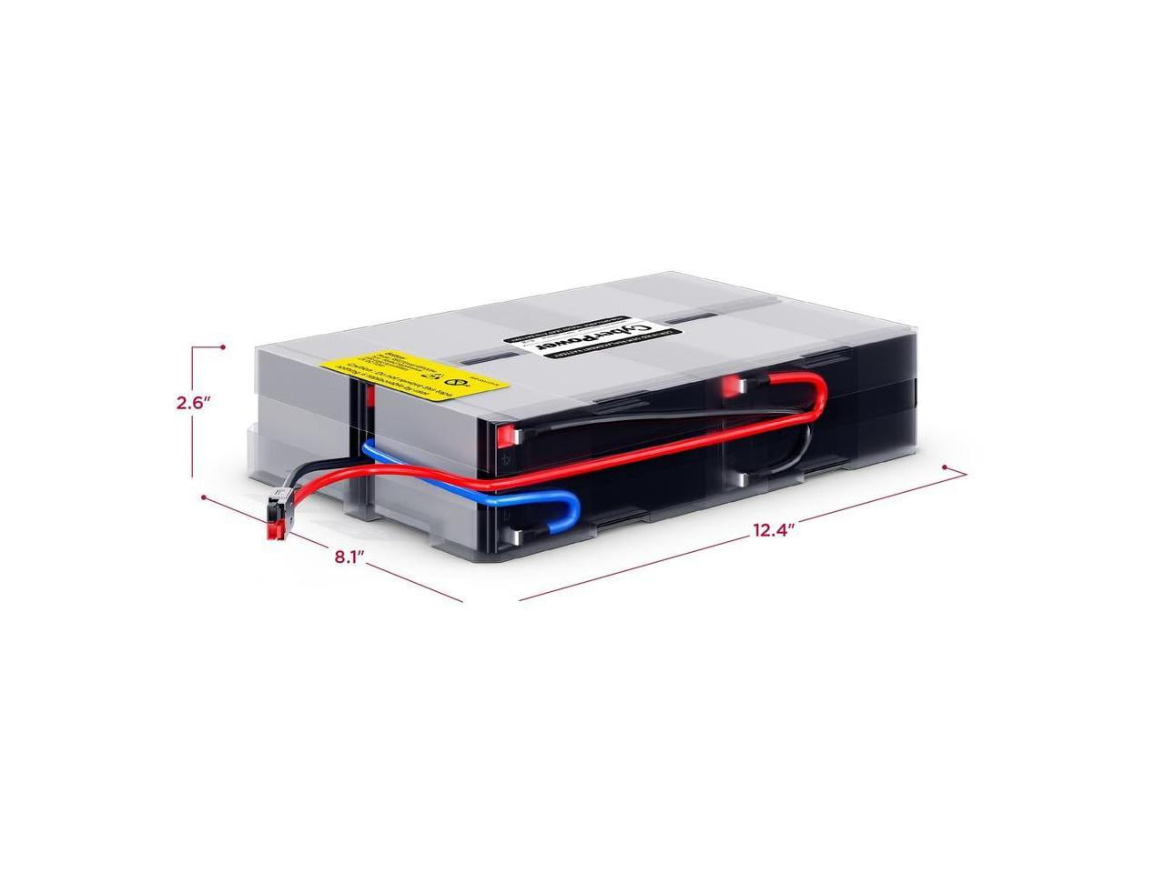 CyberPower RB1270X4F — THE RB1270X4F UPS REPLACEMENT BATTERY CARTRIDGE RESTORES LIFE TO CYBERPOWER UPS