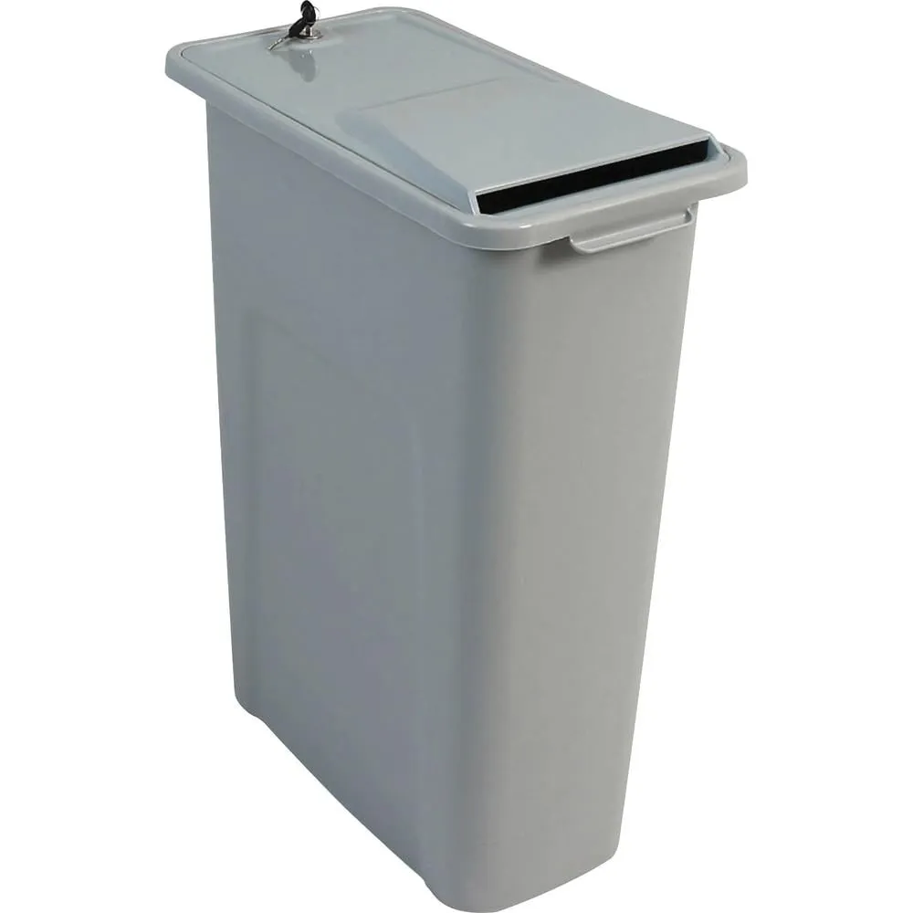 HSM 1070070210 — HSM 27-Inch Lockable Shred Bin with Tamper-Proof Lid