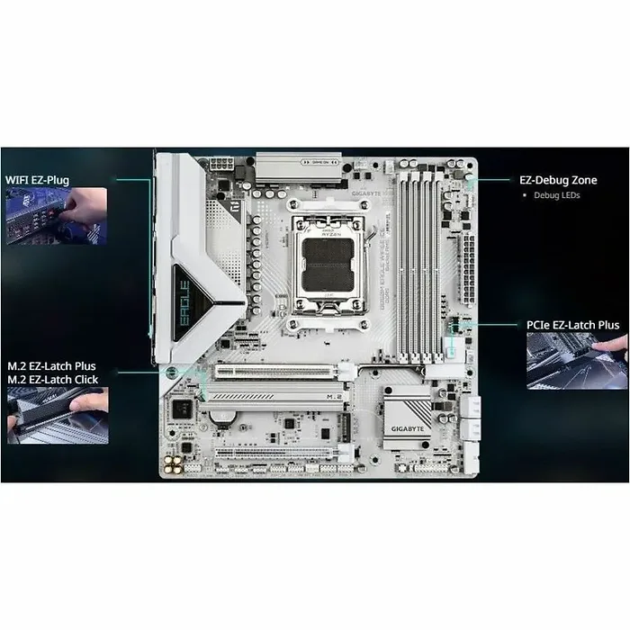 GIGABYTE-B850M EAGLE WF6E ICE