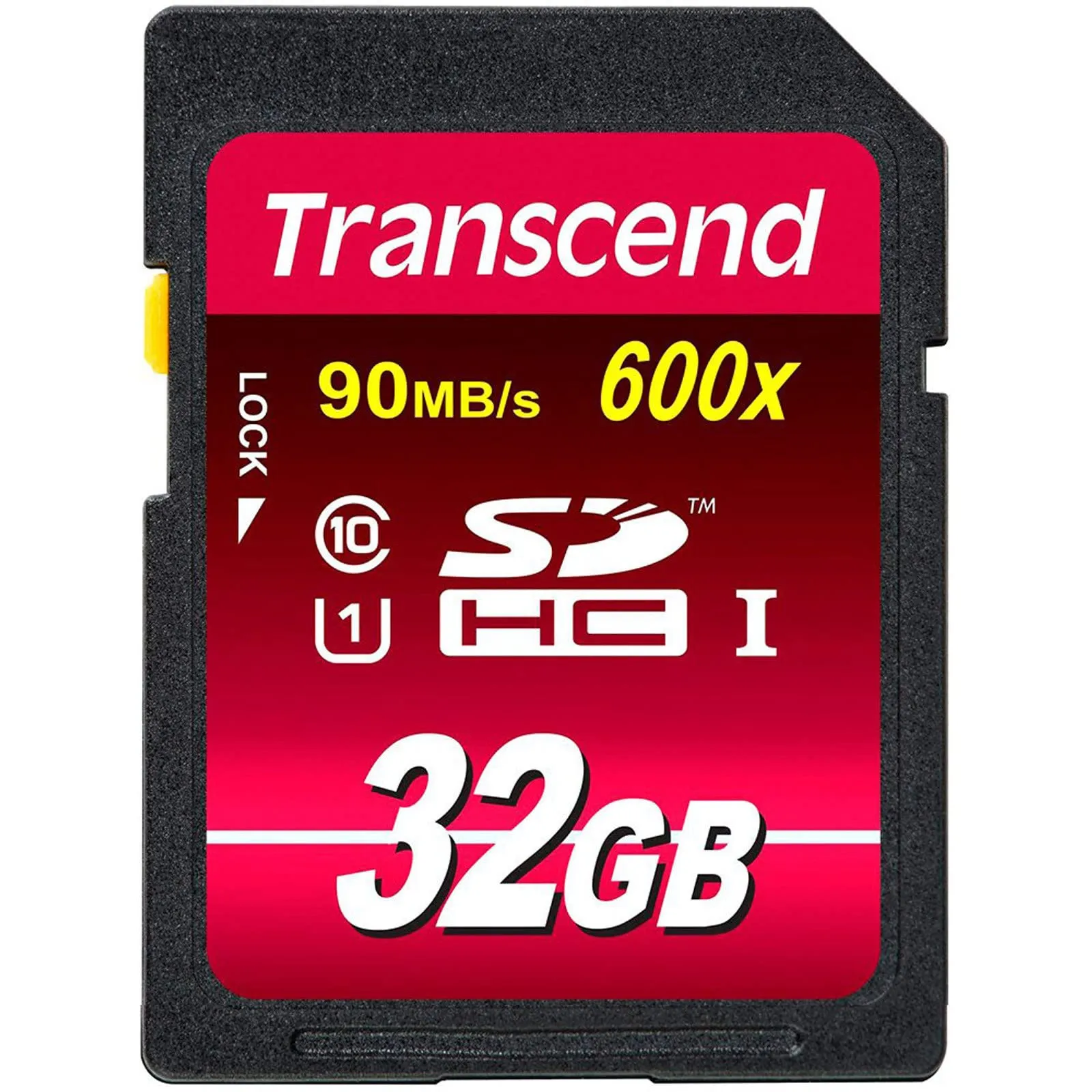 Transcend TS32GSDHC10U1 — FLASH MEMORY TYPE: FLASH DRIVE- MEMORY CAPACITY: 32GB - FORM FACTOR: SDHC MEMORY