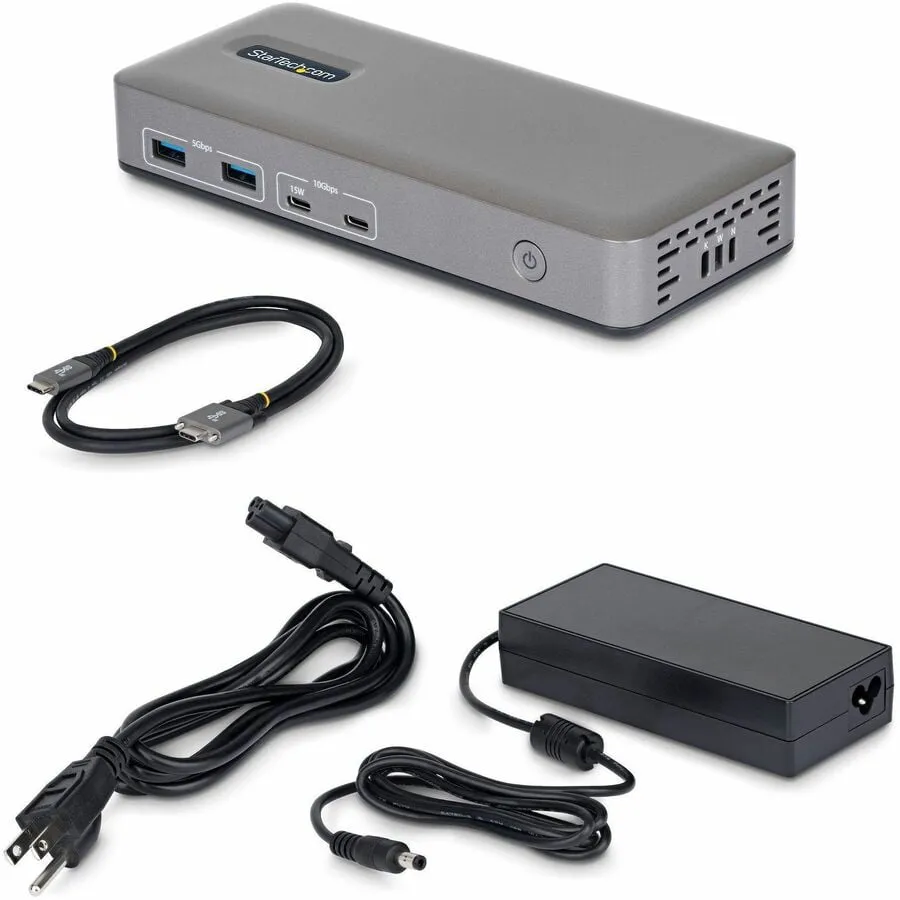 STARTECH 199N-USBC-DOCK — StarTech AC 199N-USBC-DOCK Triple-Monitor USB-C Docking Station Retail
