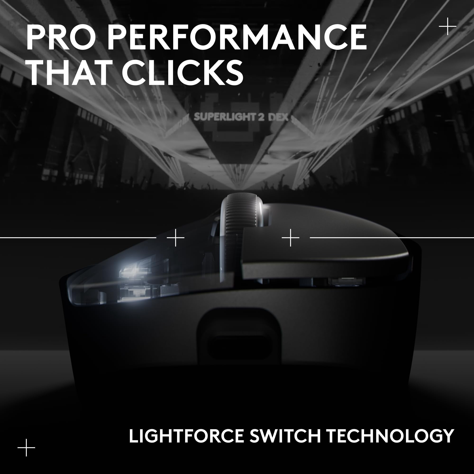 Logitech 910-007328 — PRO X SUPERLIGHT 2 DEX - BLACK