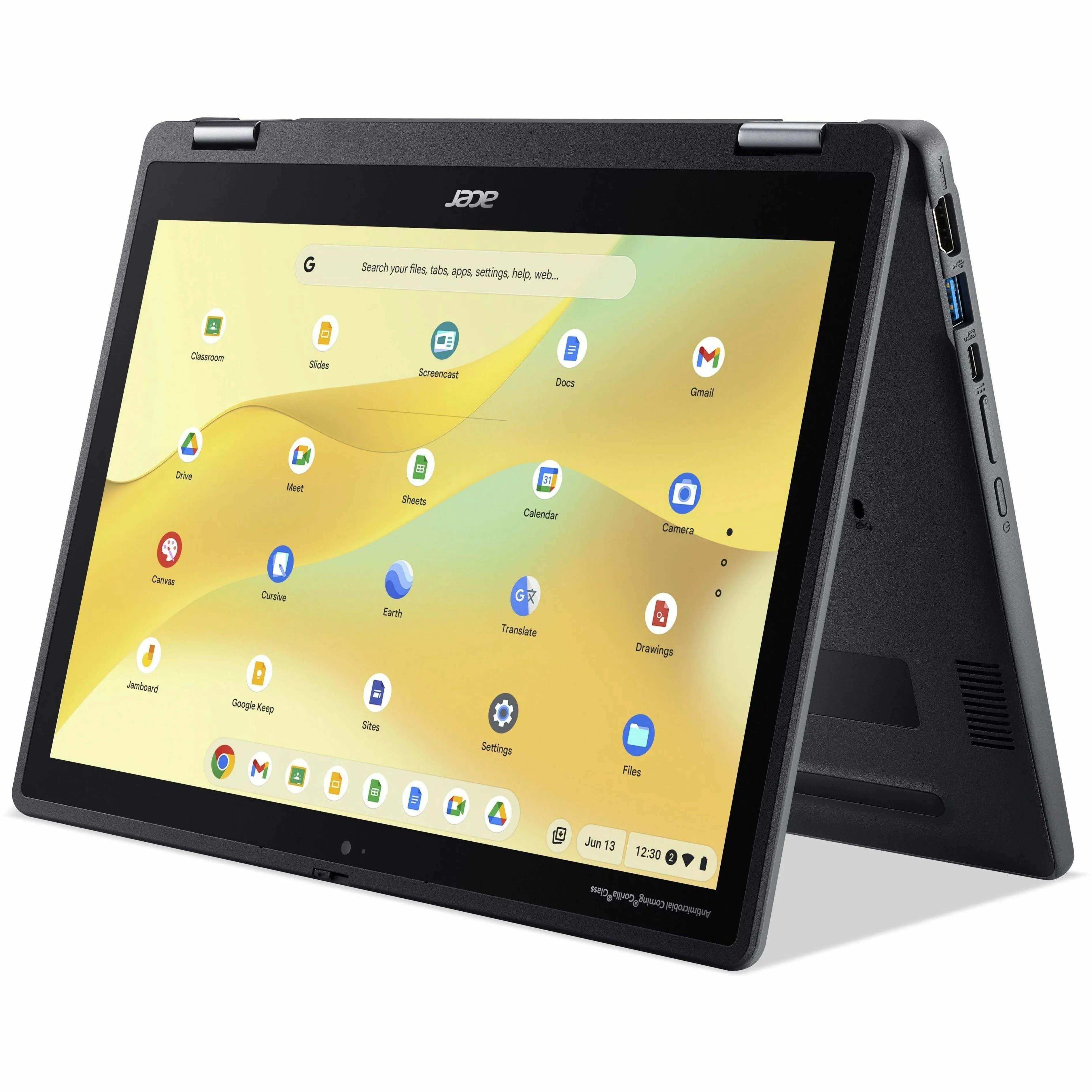 ACER NX.JHYAA.002 — ACER R857T-C54W 12.2IN. 1920X1200 MULTI TOUCH IPS DISPLAY, INTEL N150, 8GB LPDDR