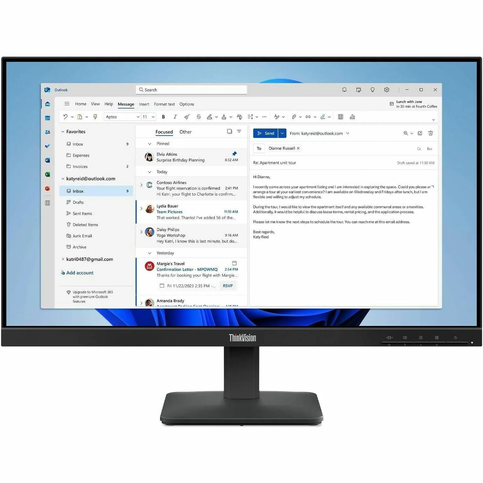 LENOVO 64B5KAR1UZ — S24-4E(A25238FS0) 23.8 MONITOR-HDMI