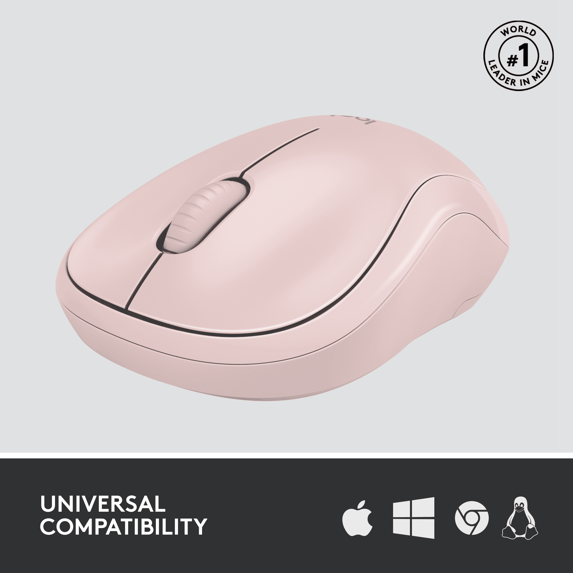 Logitech 910-006126 — M220 Silent Wireless Mouse - Rose Pink