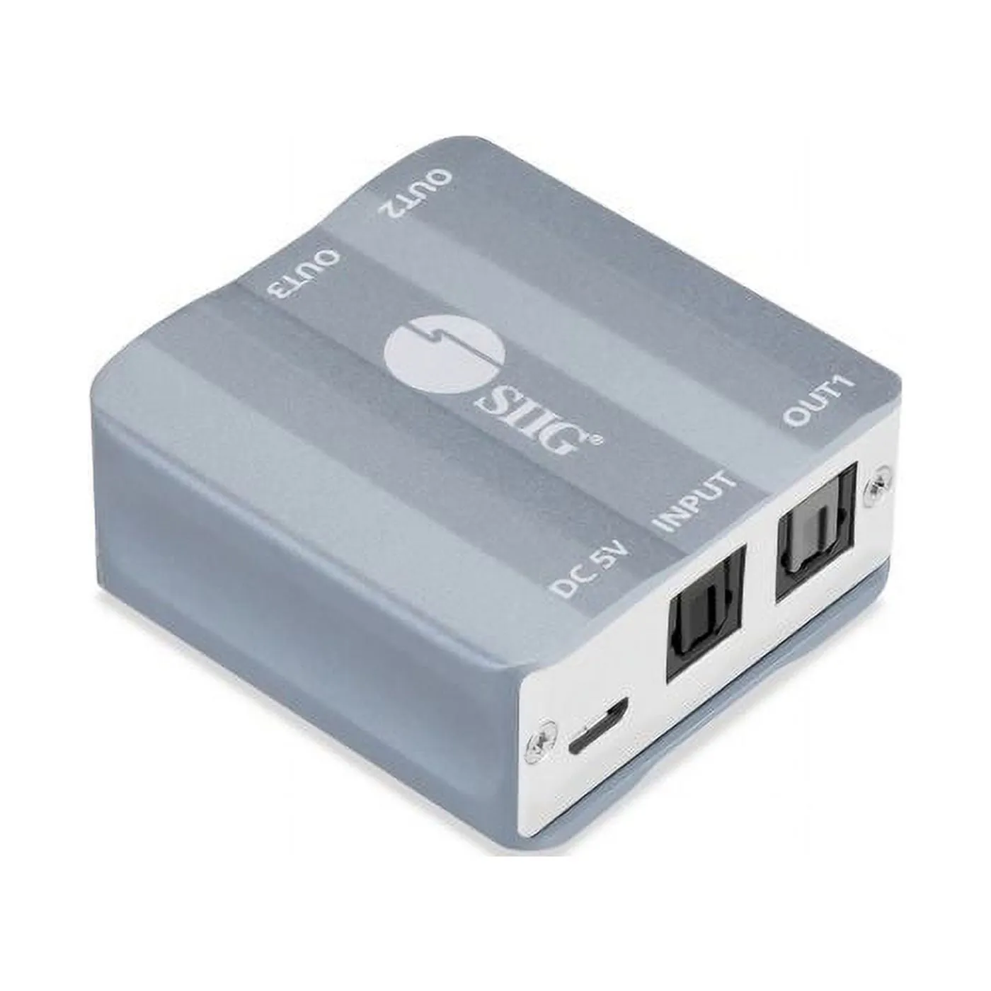 Siig CE-AU0211-S1 — AUDIO SUPPORT SPLITS ONE DIGITAL TOSLINK S/PDIF AUDIO OUTPUT TO THREE DIGITAL TO
