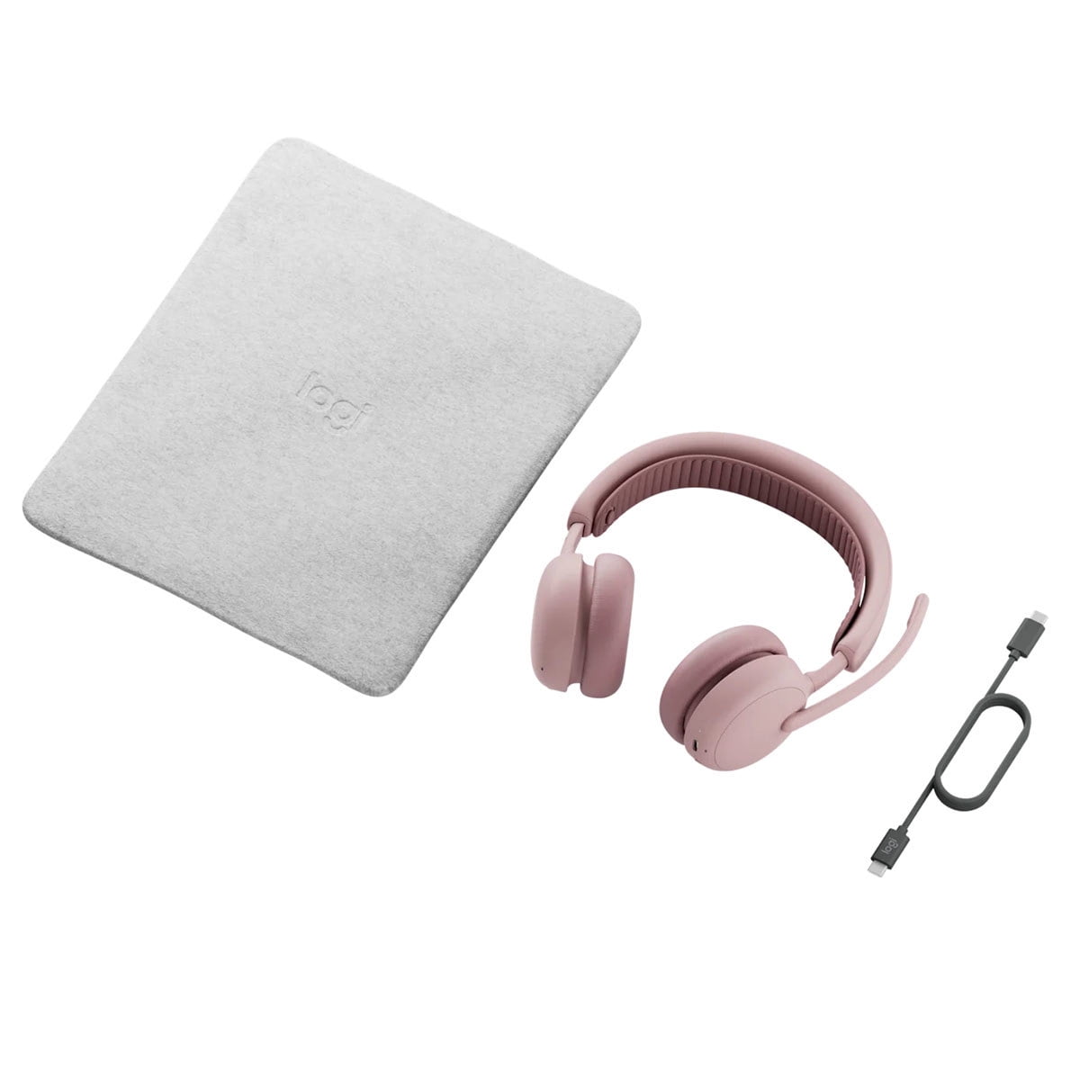 Logitech 981-001519 — ZONE WIRELESS 2 ES HEADSET FOR BUSINESS, TEAMS, ANC (USB-A/C) - ROSE