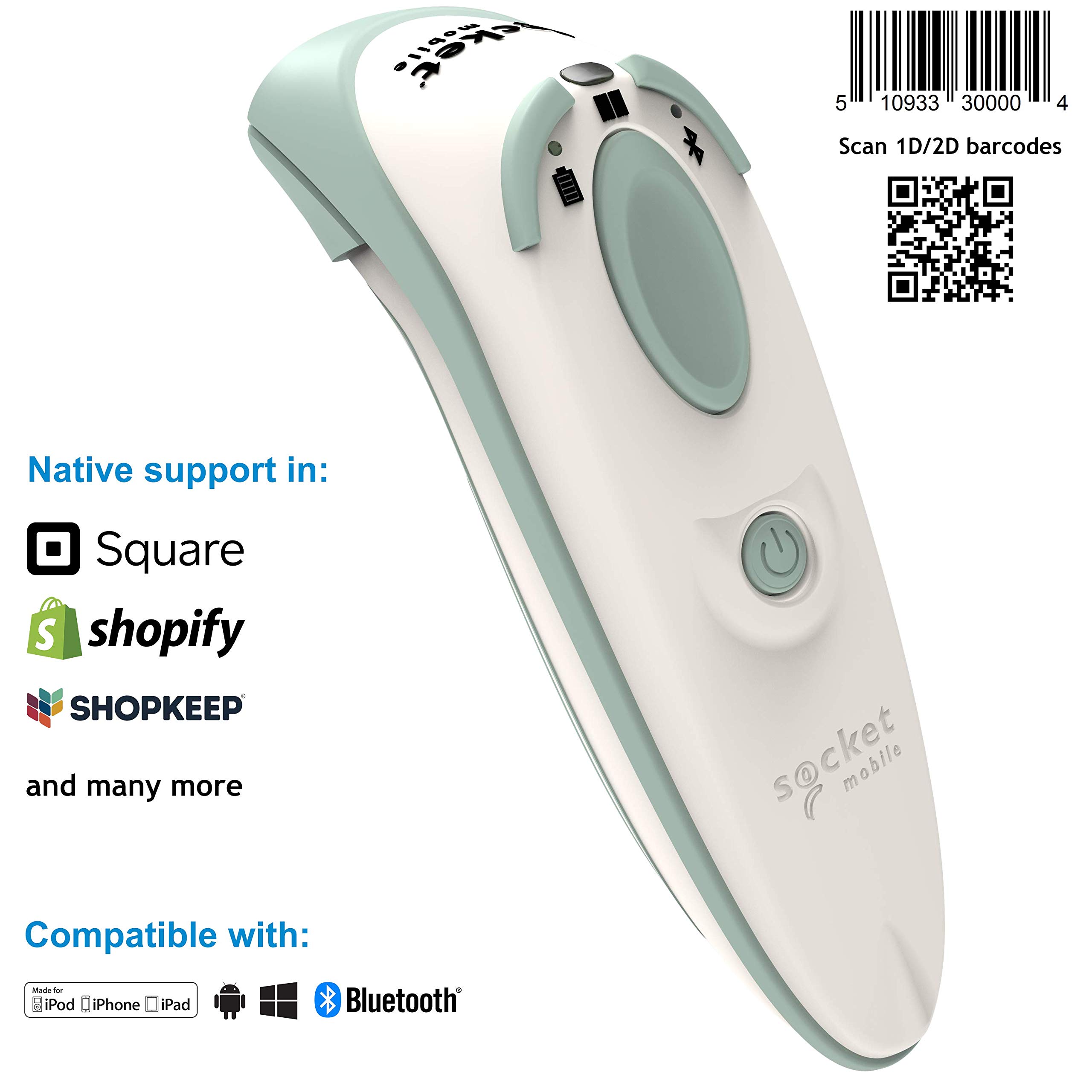 SOCKET CX3799-2559 — DURASCAN D755 Universal Barcode Scanner for Healthcare