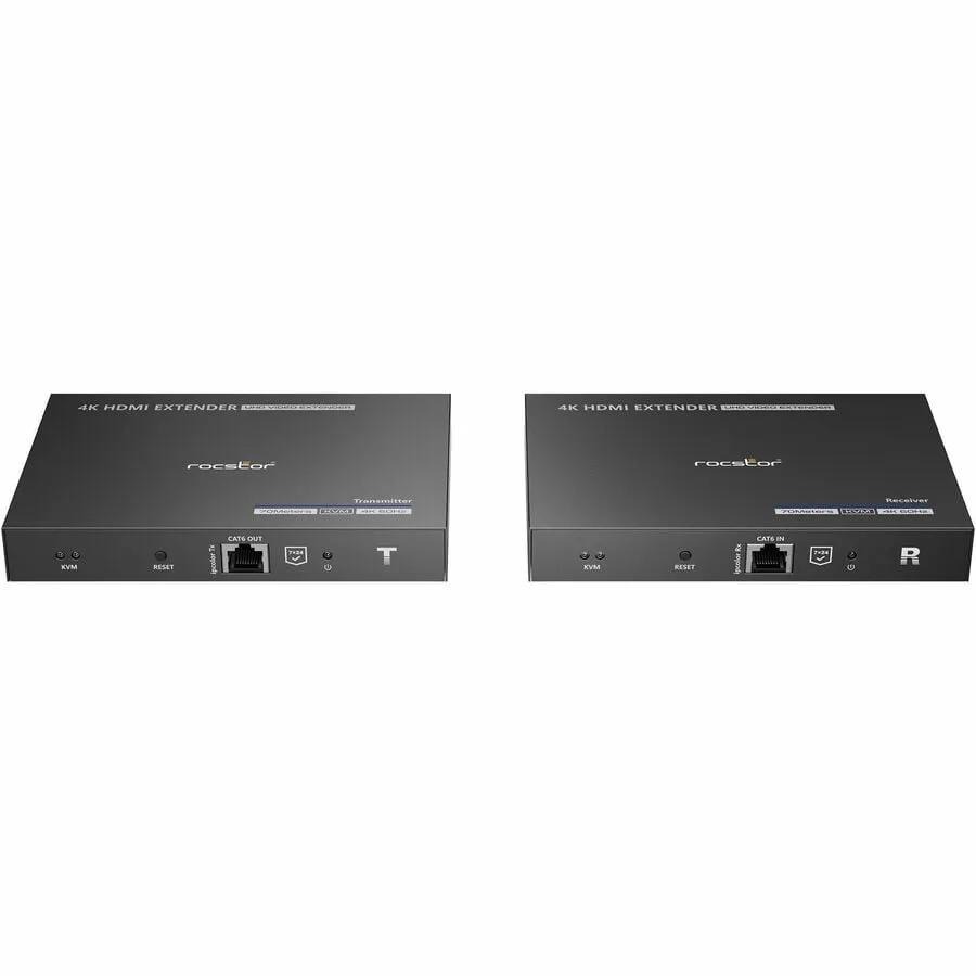 ROCSTOR Y10G006-B1 — 4K60HZ HDMI KVM EXTENDER