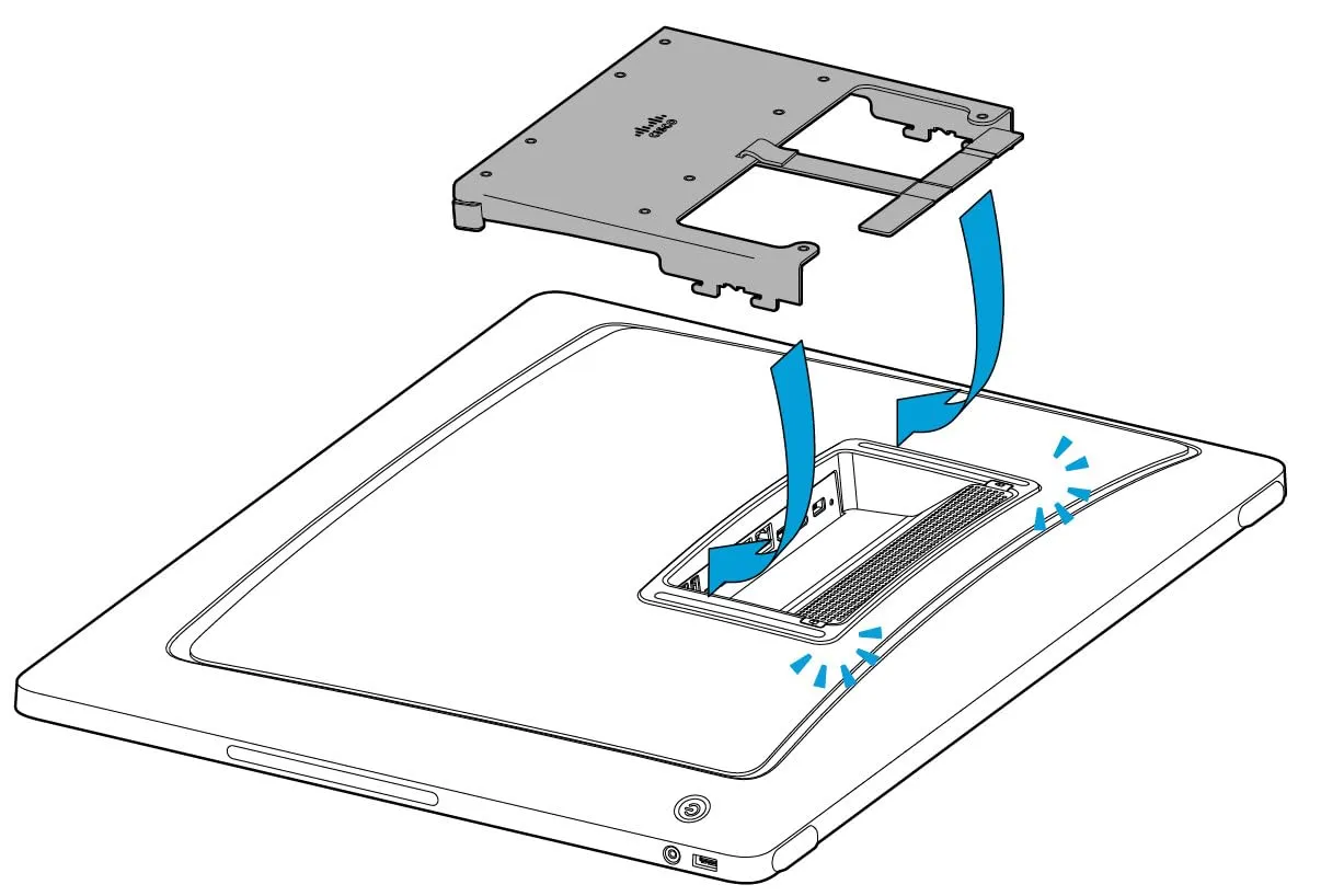 Cisco CS-DESKPRO-VESA= — VESA ADAPTER & WALL MOUNT KIT (WHITE) FOR DESK PRO - SPARE