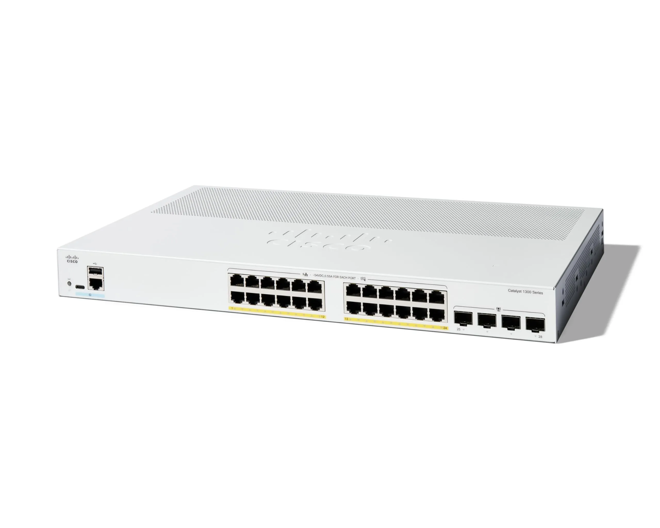 Cisco C1300-24P-4G-RF — CATALYST 1300 24-PORT GE, POE, 4X1G SFP REMANUFACTURED