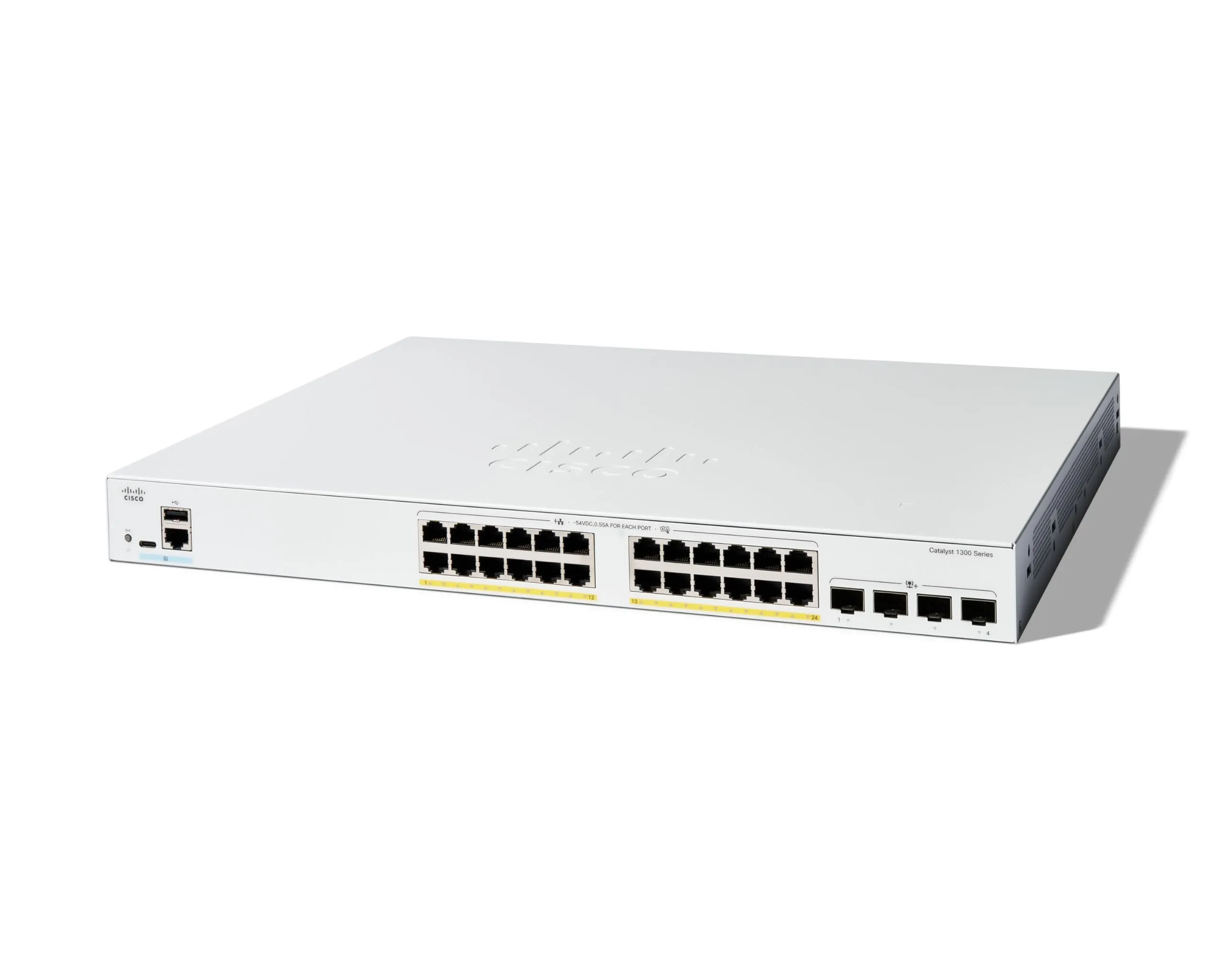 Cisco C1300-24FP-4X-RF — CATALYST 1300 24-PORT GE, FULL POE, 4X10GSFP+ REMANUFACTURED