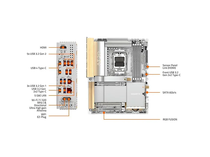 GIGABYTE-X870E AERO X3D WOOD