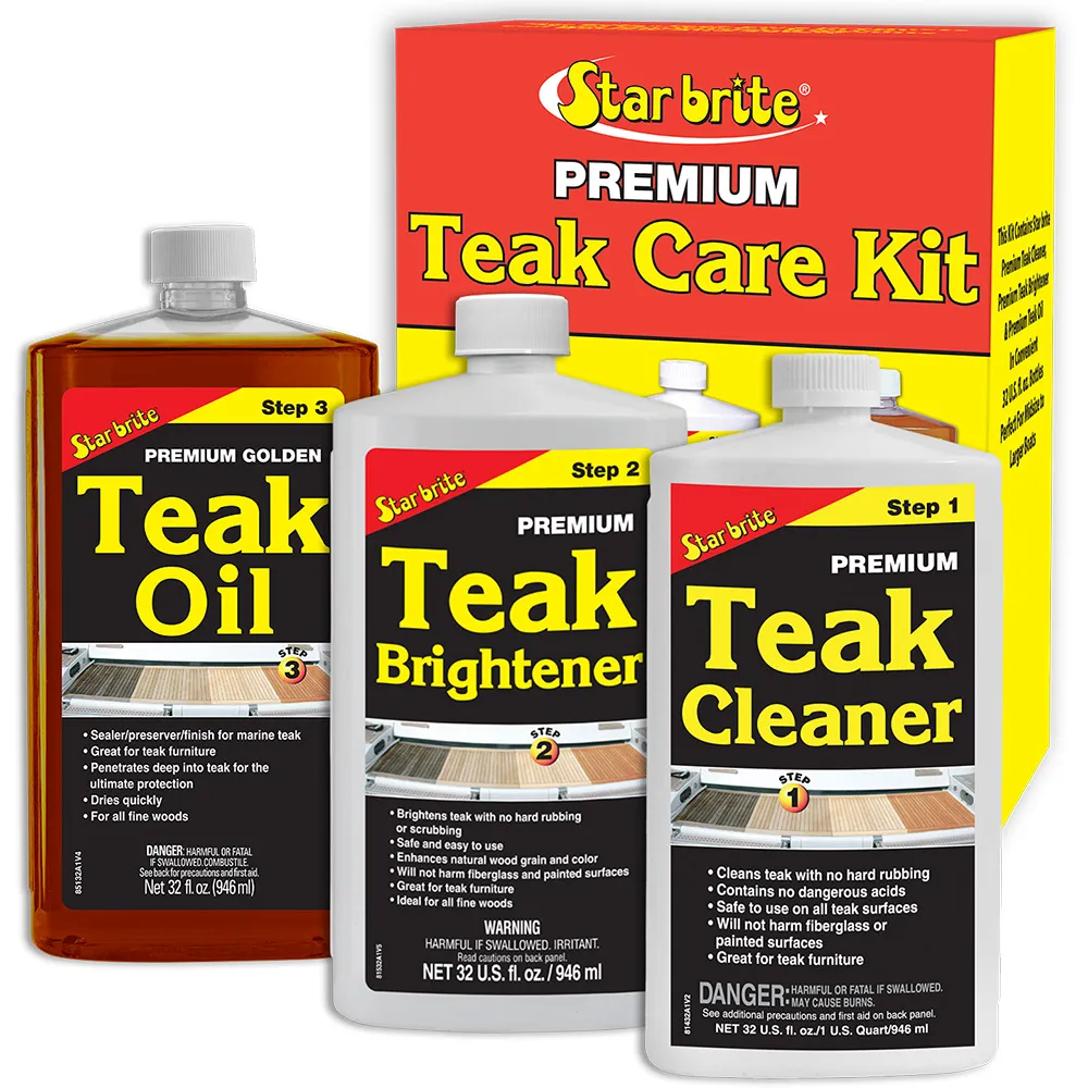 Star brite 81202 — Star brite Premium Teak Care Kit - 32 oz