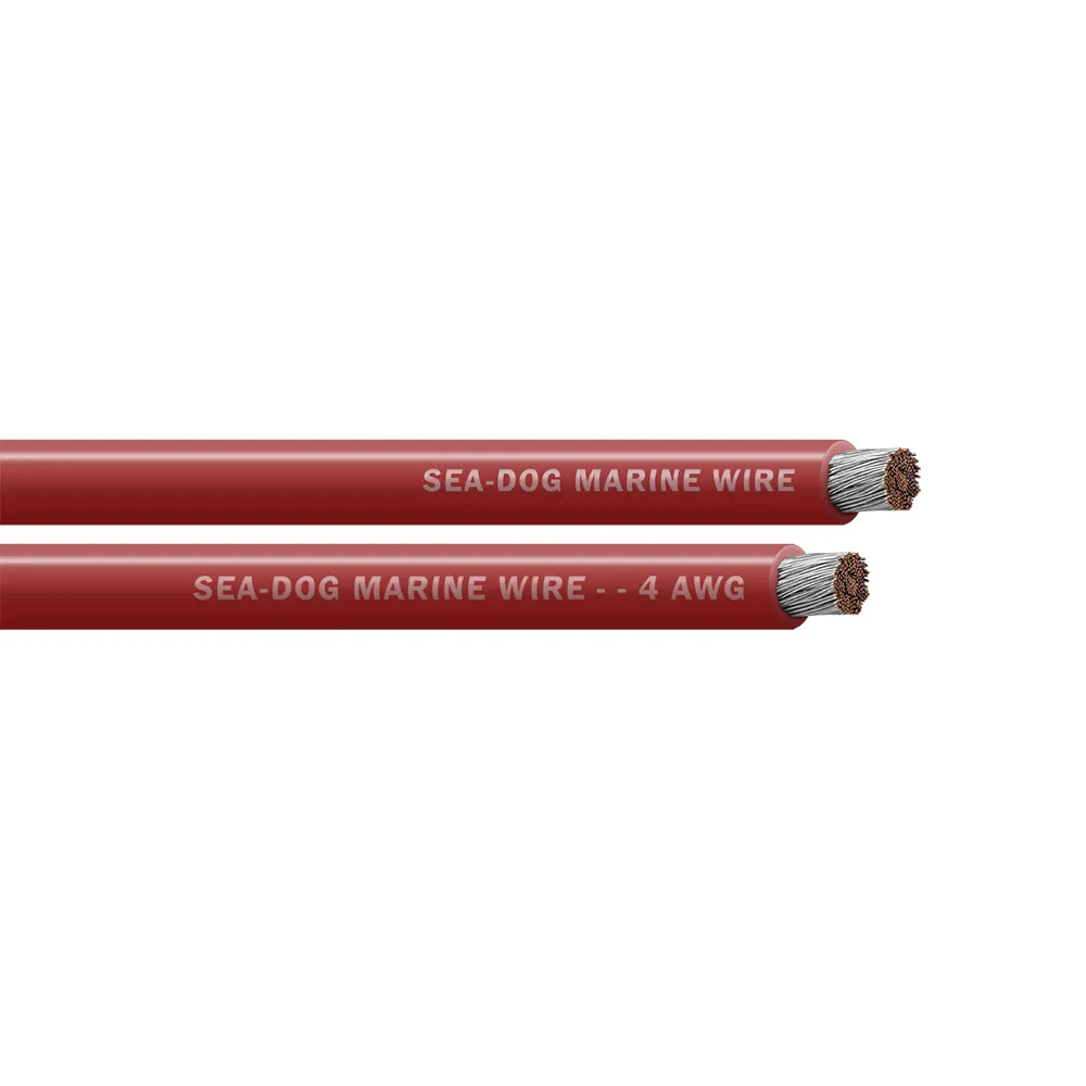 SeaDog 8004021 — Sea-Dog 4 AWG Red Battery Cable - 50'
