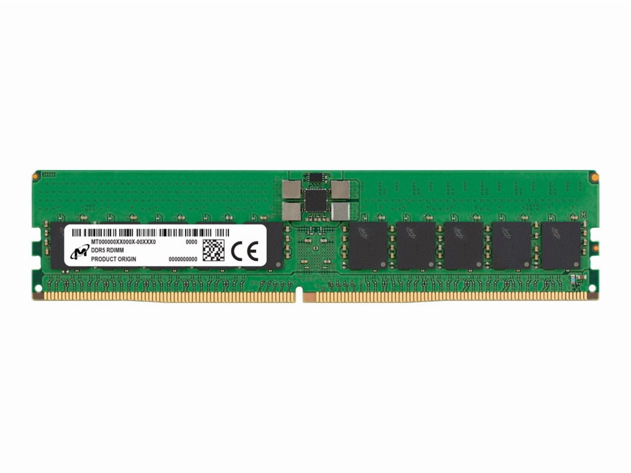 Crucial MTC20F2085S1RC64BR — DDR5 RDIMM 32GB 2RX8 6400 CL52 (16GBIT) (SINGLE PACK)