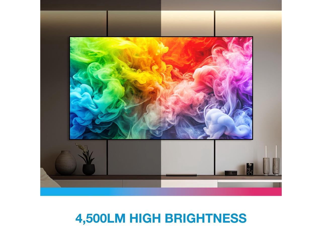 OPTOMA UHZ68 — BLACK CHASSIS, 4K UHD 3840X2160, 4500 LUMENS, 2,800,000:1 CONTRAST, DUAL LASER L