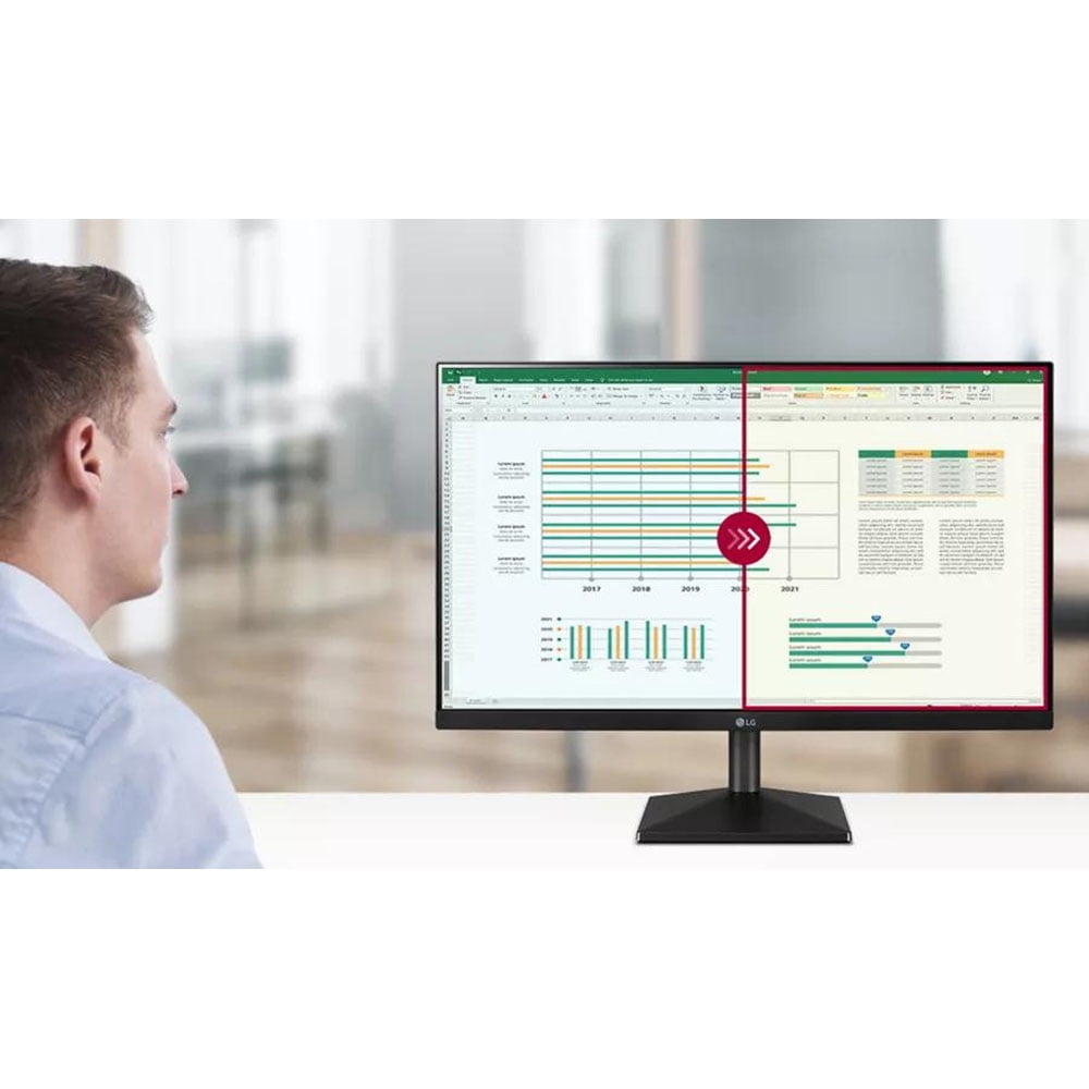 LG Electronics 24MR400-B.AUSQ — 24" FHD 3-Side Borderless