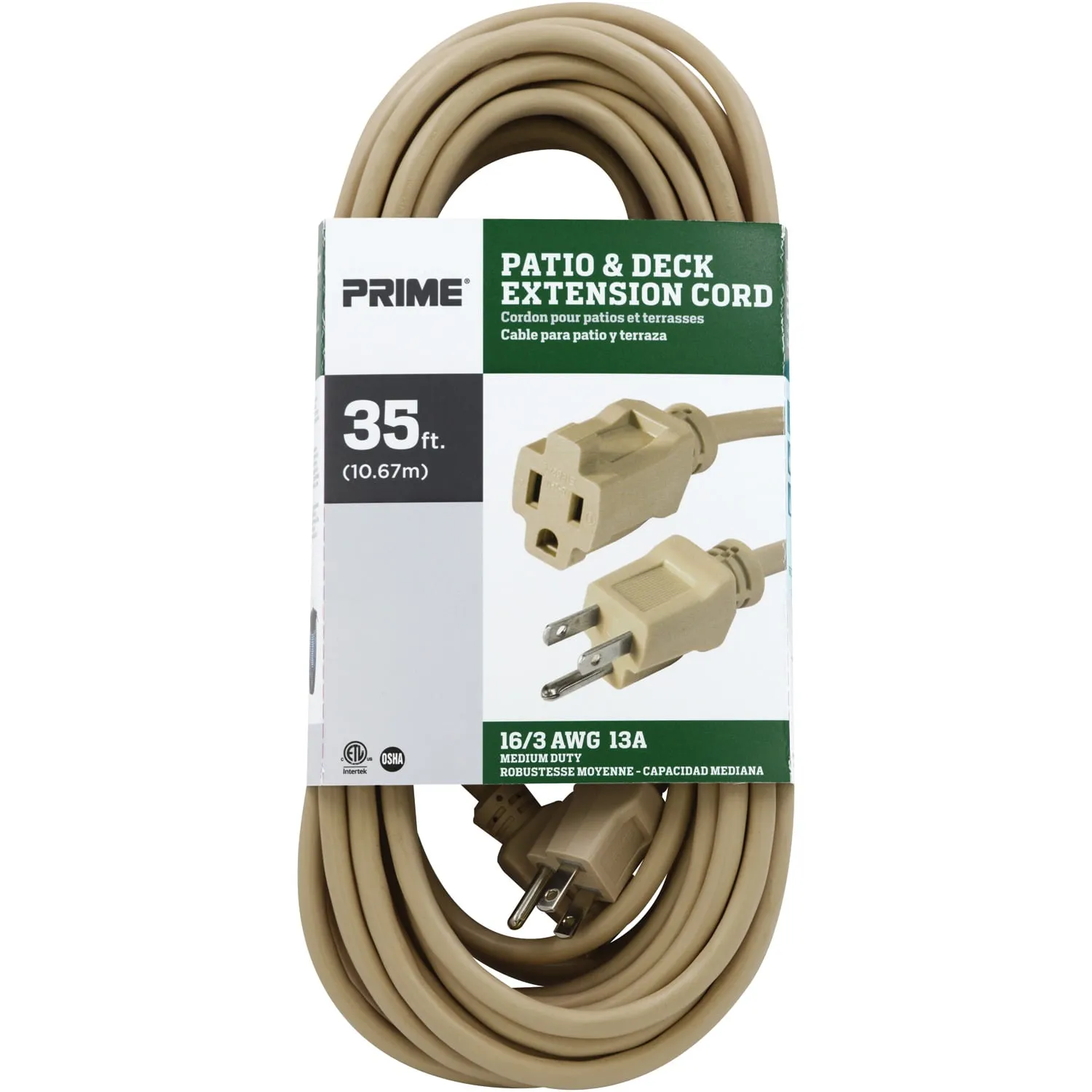 PRIME EC884627 — 35FT 16/3 SJTW EXTCRD BEG