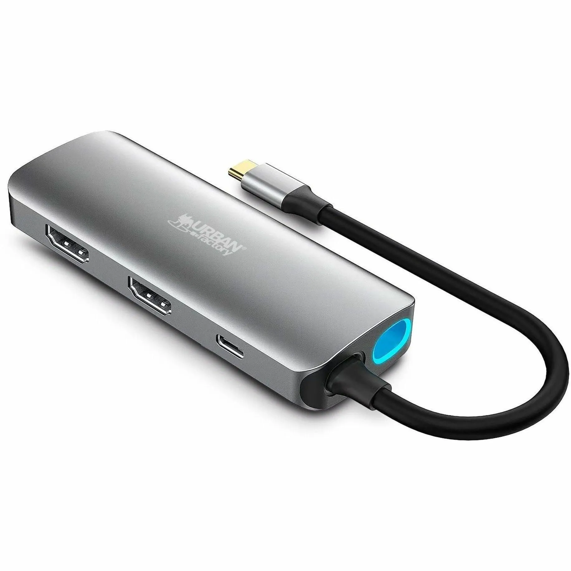 UAG MHC55UF — Urban Factory 7-in-1 USB-C Hub with Dual 4K HDMI Output