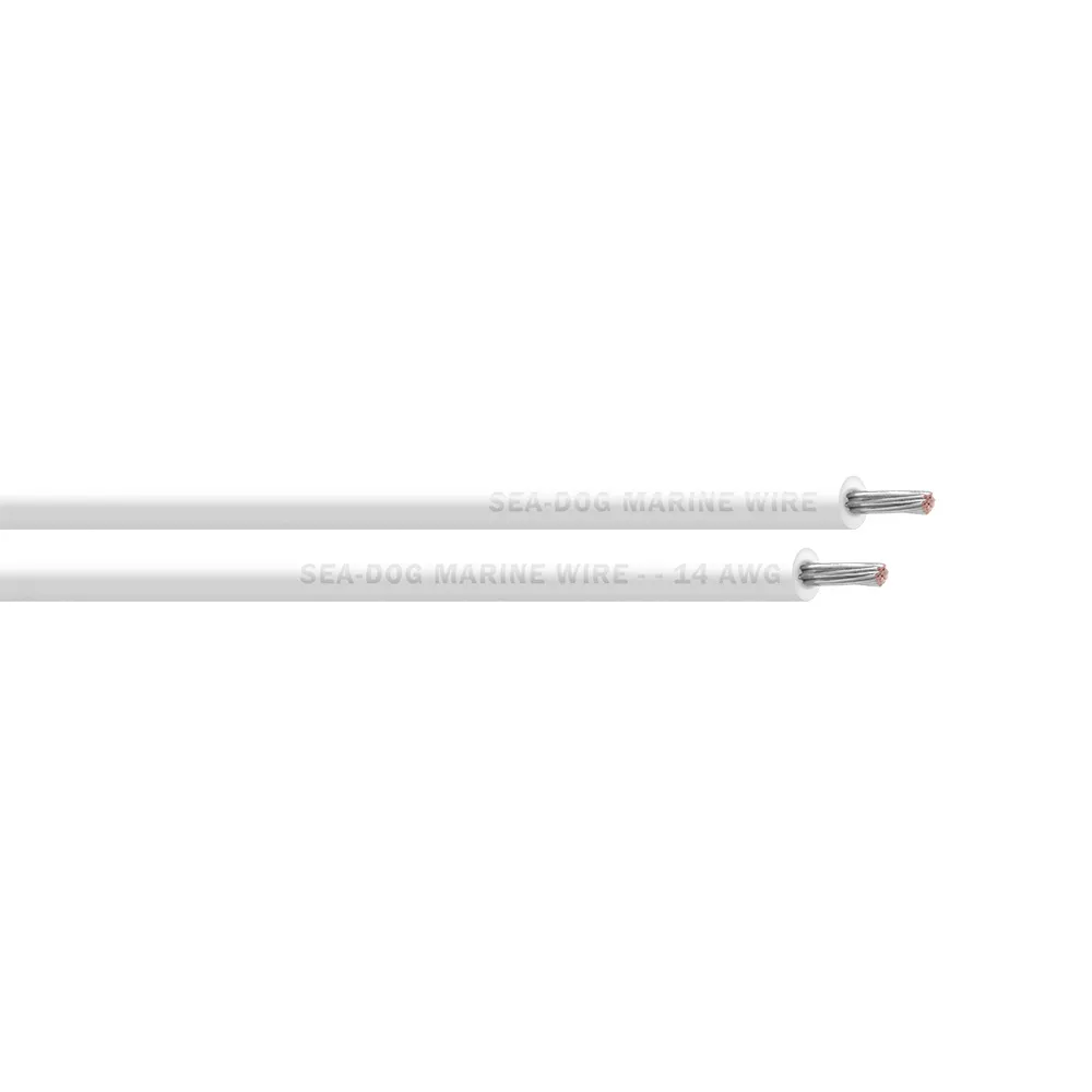 SeaDog 8014054 — Sea-Dog 14 AWG White Primary Wire - 250'