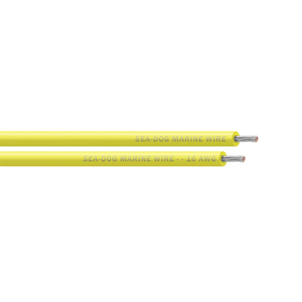 SeaDog 8016030 — Sea-Dog 16 AWG Yellow Primary Wire - 25'