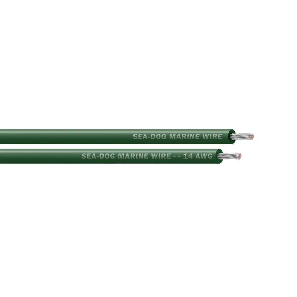 SeaDog 8014040 — Sea-Dog 14 AWG Green Primary Wire - 25'