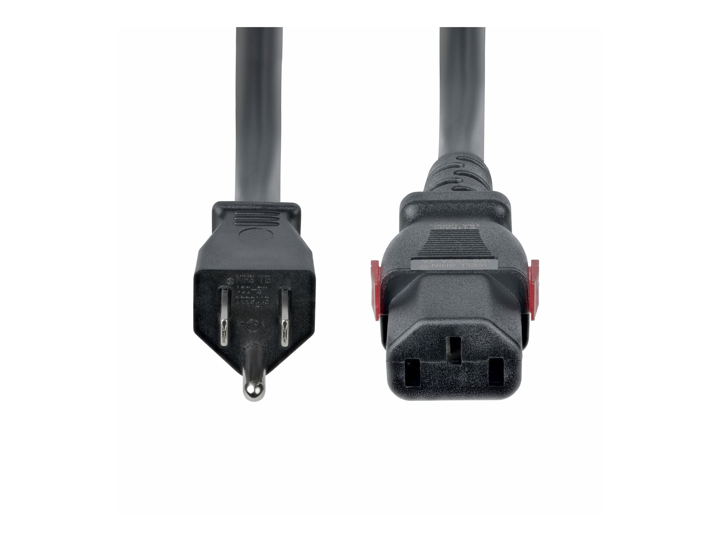 STARTECH 10FT-LC15A-POWERCORD — 10FT HEAVY DUTY POWER CORD W/NEMA 5-15P AND LOCKING IEC 60320 C13 CONNECTORS; 12