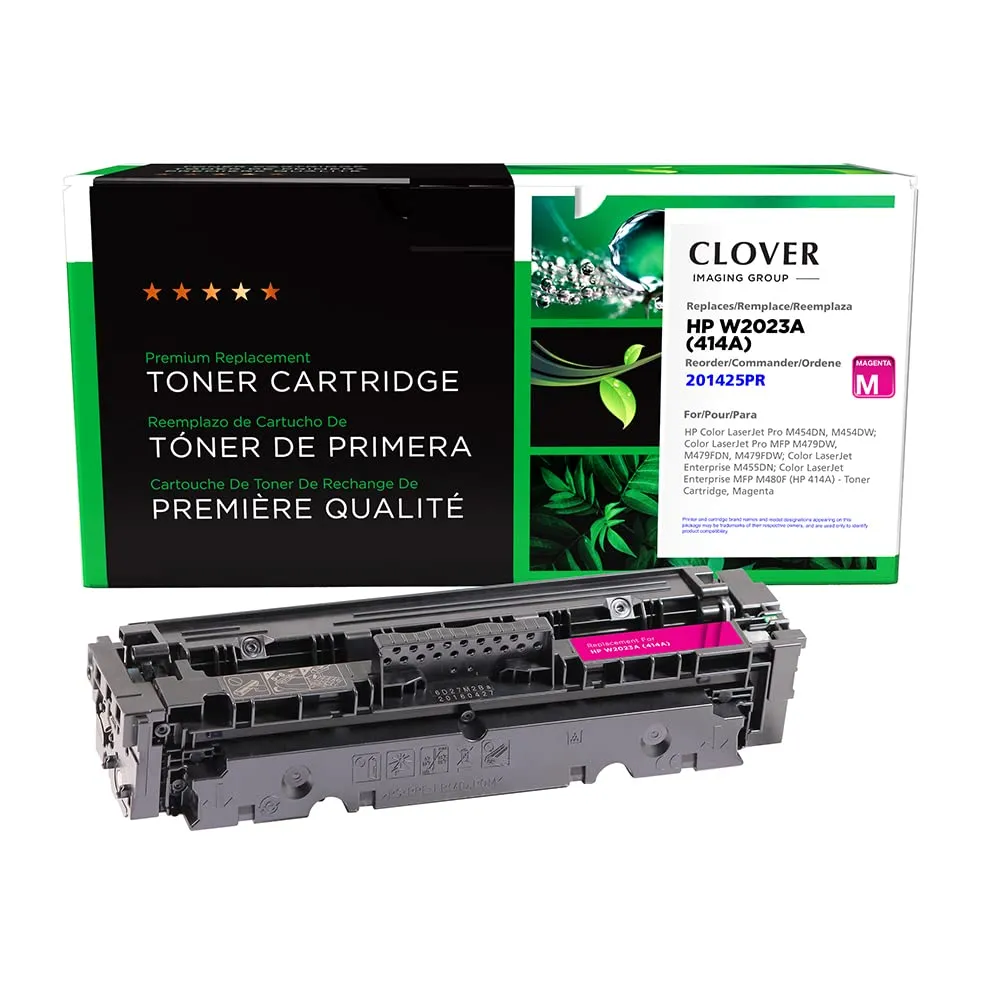 CIG 201425PR — CLOVER IMAGING REMAN FOR HP W2023A 414A MAGENTA NOT FOR MPS USE DOES NOT INCLUDE