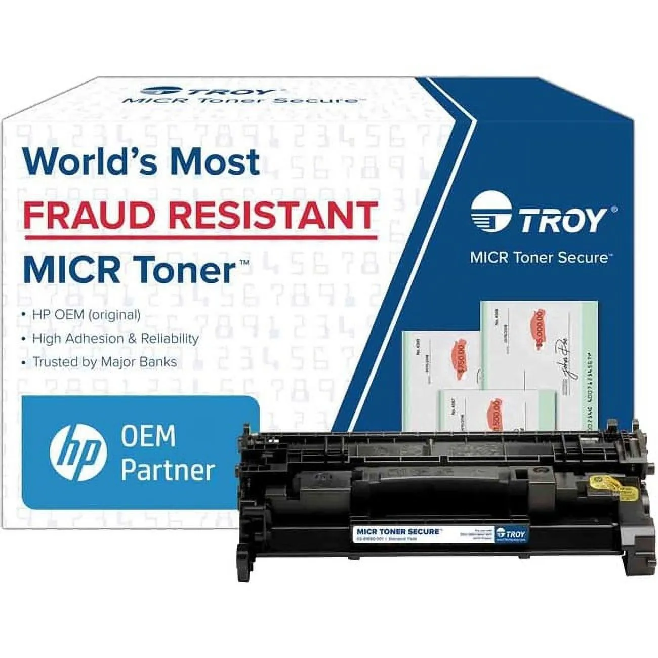 TROY 02-81680-0E1 — TROY M507E/M528EMFP MICR TONER SECURE STY CARTRIDGE
