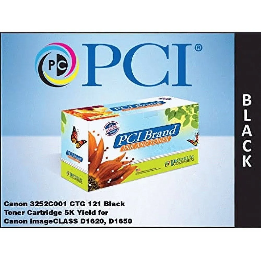 PCI 3252C001-PCI — PCI BRAND CANON 3252C001 CARTRIDGE 121 BLACK TONER CARTRIDGE 5000 PAGE YIELD FOR