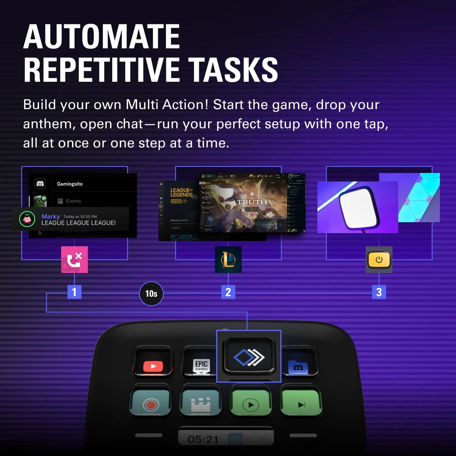 Corsair 10GBJ9911 — STREAM DECK NEO (BLACK)