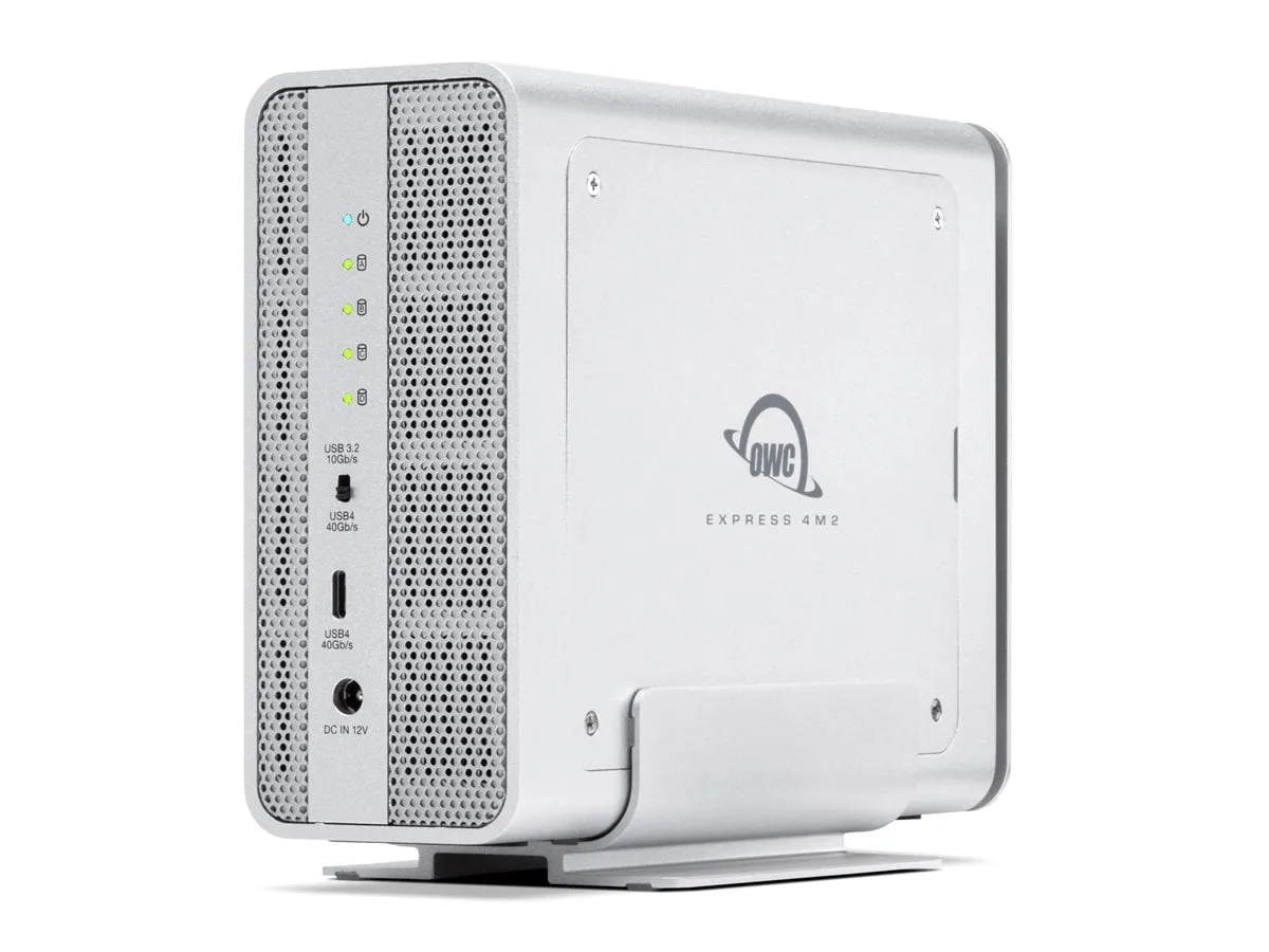 OWC OWCUS4EXP4M2S — OWC EXPRESS 4M2 USB4 40GB/S FOUR SLOT NVME M.2 SSD ENCLOSURE WITH SOFTRAID - UP