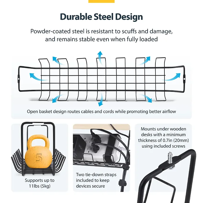 STARTECH-S1MB-DESK-CABLE-TRAY