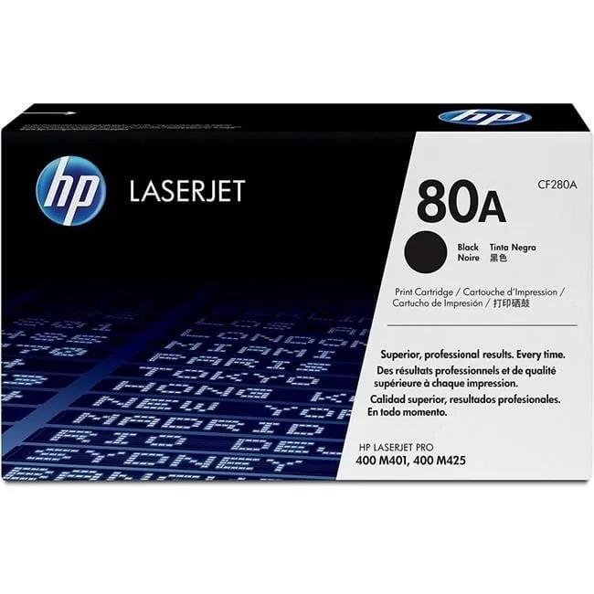PCI 80A-CF280A — PCI BRAND HI-VALUE COMPATIBLE HP 80A CF280A BLACK TONER CARTRIDGE 2700 PAGE YIEL