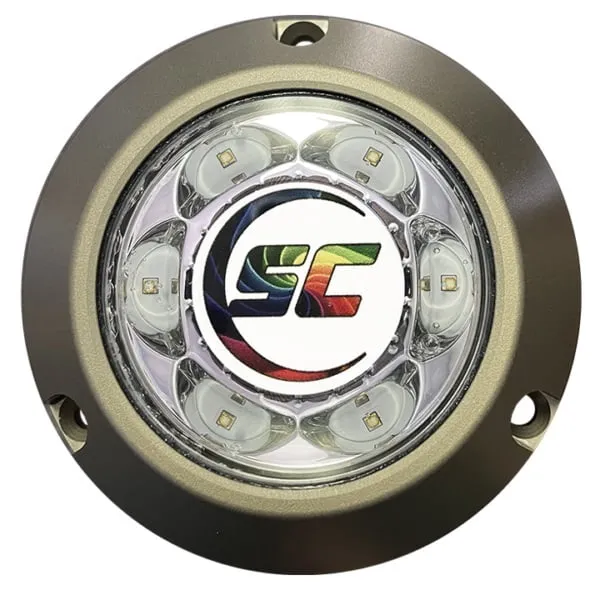 Shadow Caster SC3-CC-ALSM — Shadow Caster SC3 Underwater LED Light Color Changing 12v Aluminum Surface Mount