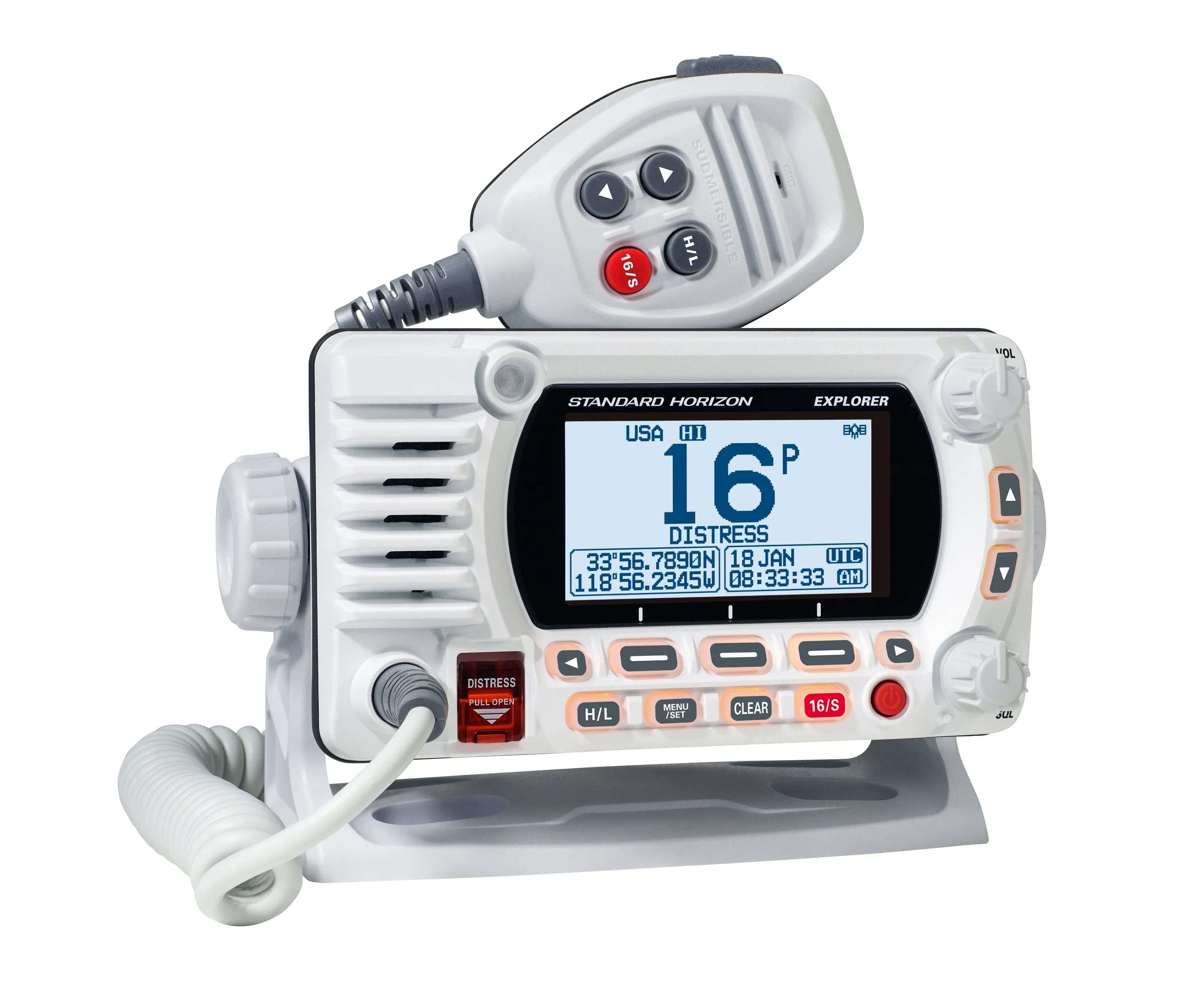 Standard GX1850W — Standard Explorer White 25 Watt VHF NMEA 2000