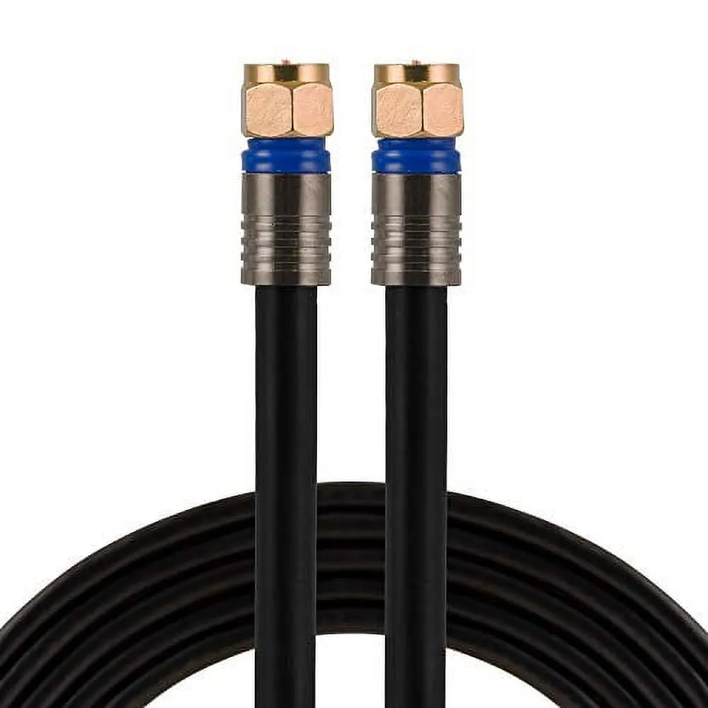 Miscellaneous 33532 — RG6 Coaxial Cable 50ft With F-type Connectors