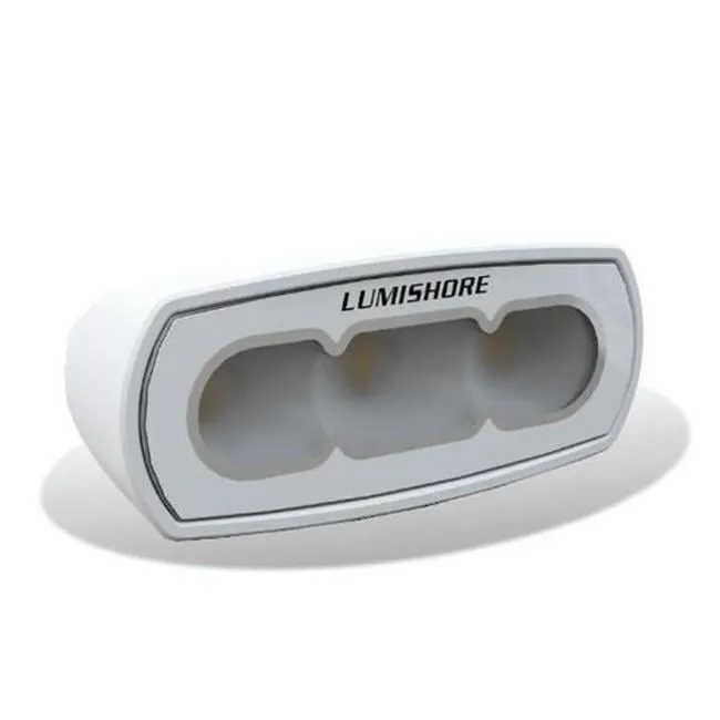 Lumishore 010-04500-00 — Lumishore LUX 4in Flood LED Light Flush Mount White Finish