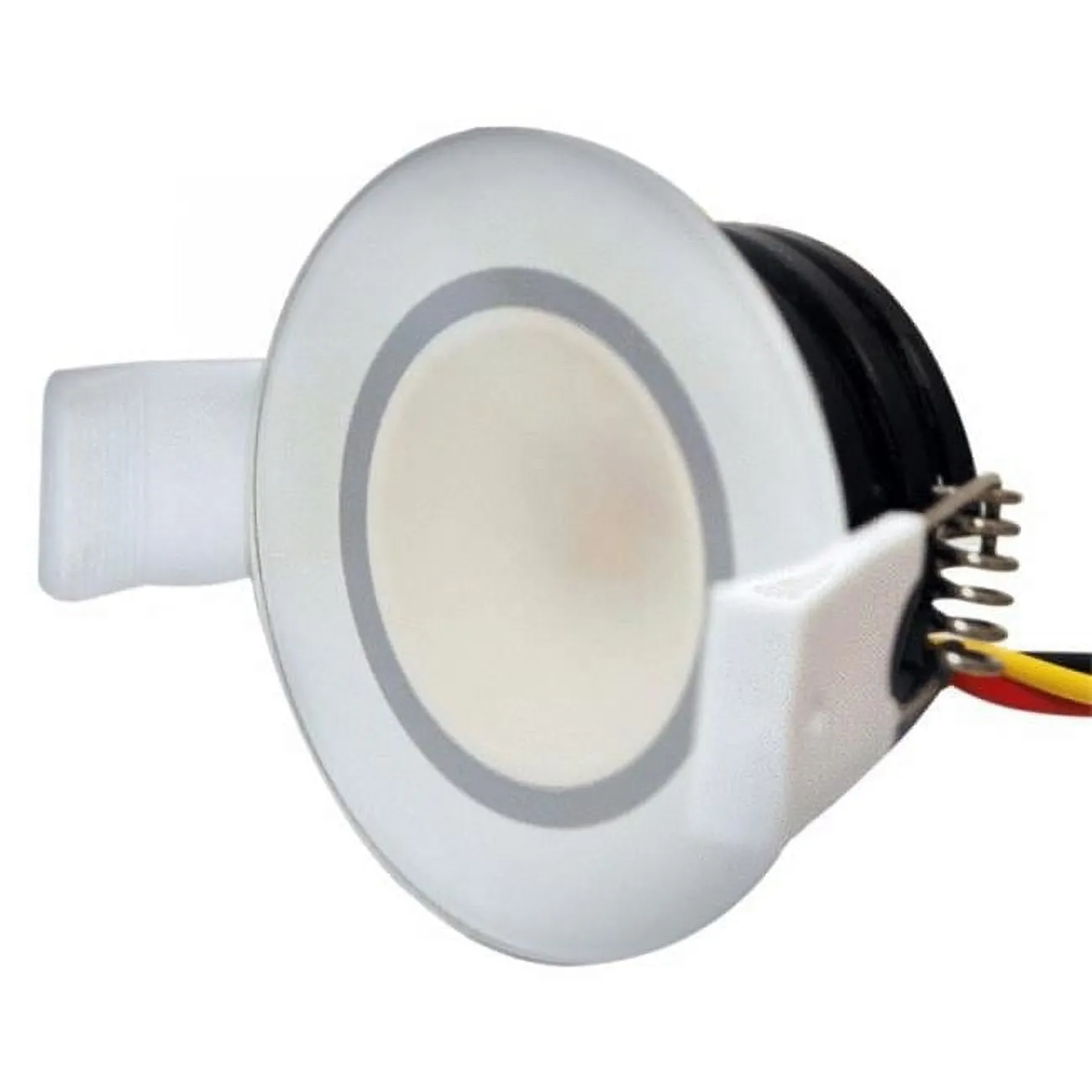 Lumishore 010-04440-00 — Lumishore LUX DL50 Downlight Full Spectrum CRGBW 12/24vDC 5 Watt White Bezel