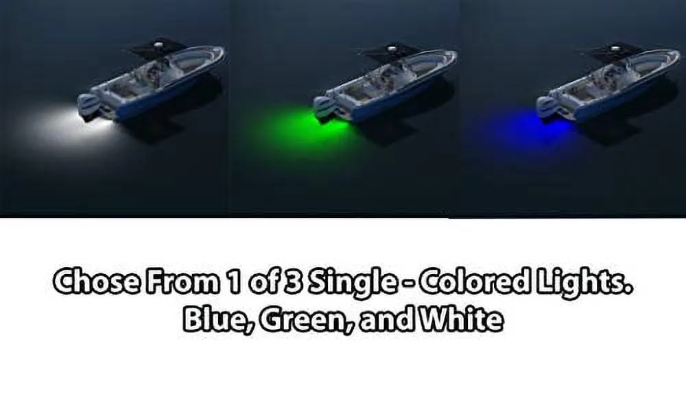 Lumishore 010-04352-00 — Lumishore ORA SMX11 Surface Mount Underwater White LED Light Polymer Housing 12vDC