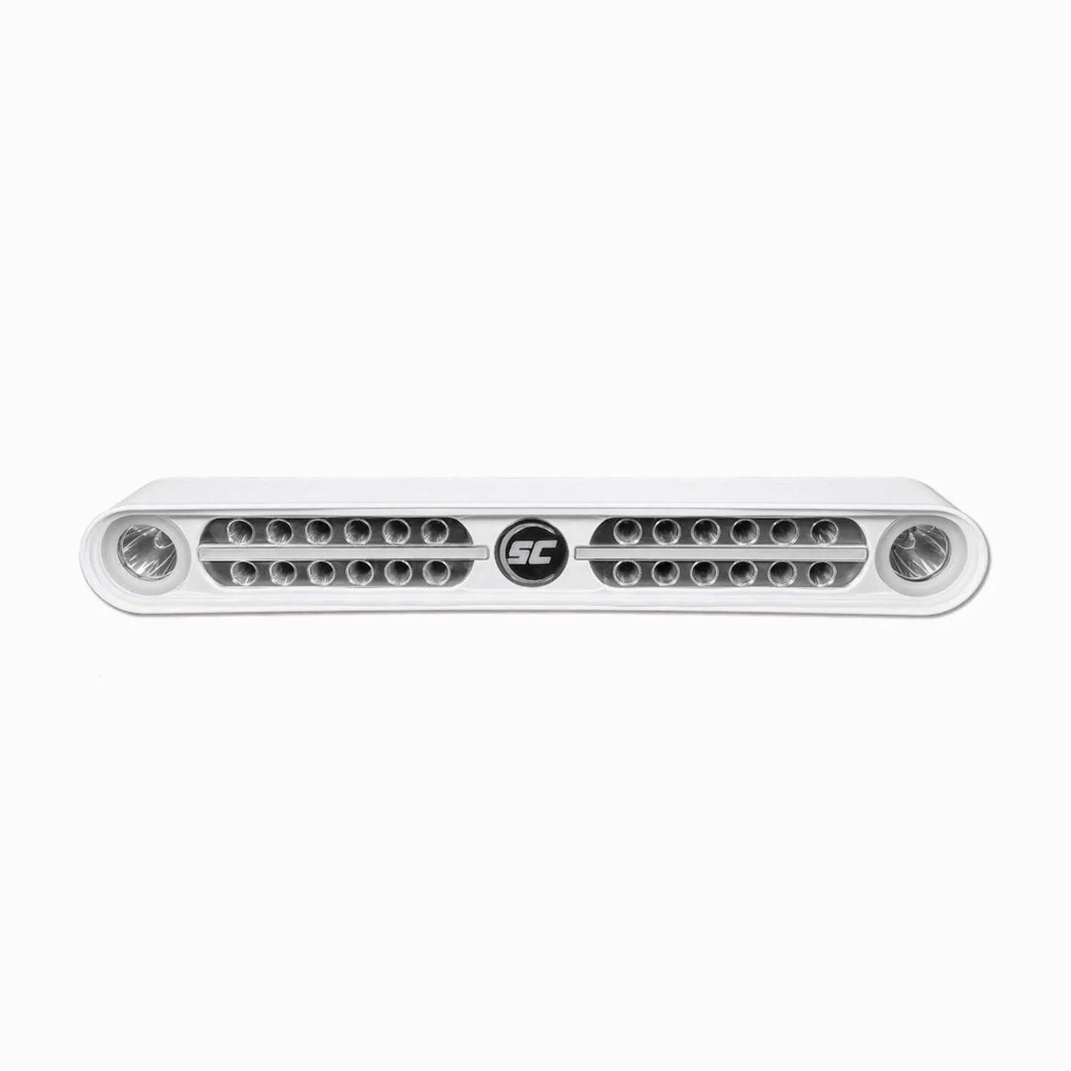 Shadow Caster SCM-EAGLE RAY-WH — Shadow Caster Eagle Ray Light Bar Dual Optics White Housing 12/24v