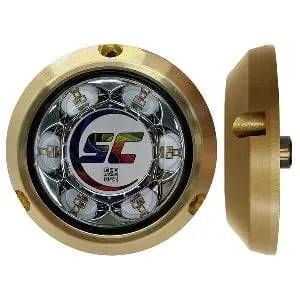 Shadow Caster SC3-CC-BZSM — Shadow Caster SC3 Underwater LED Light Color Changing 12v Bronze Surface Mount