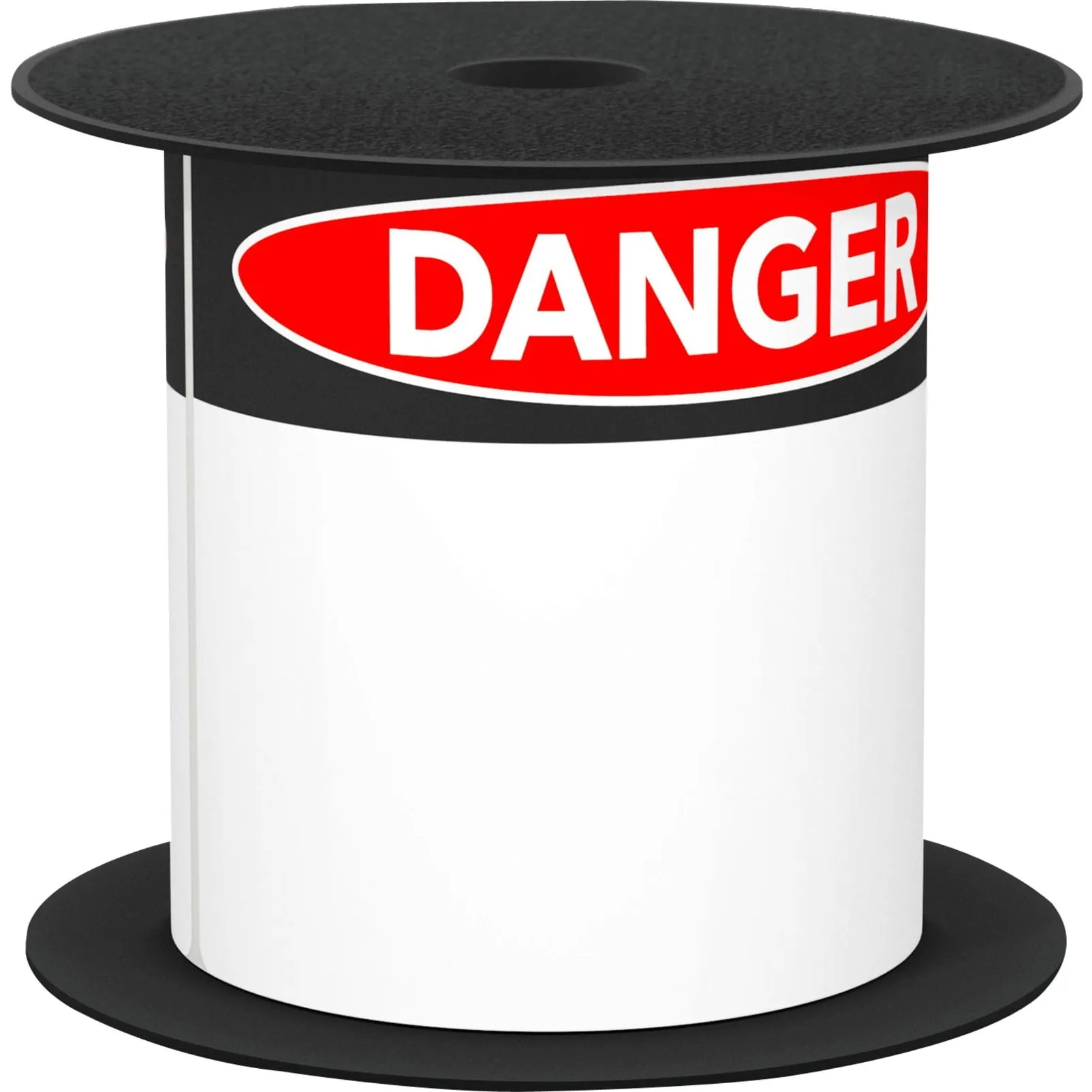 Brother BMSLT46DANGA — 4INX6IN TT ANSI/OSHA DANGER 1-1/8IN BLK HEADER WHITE VINYL LABEL (USE BMSLPR03XX