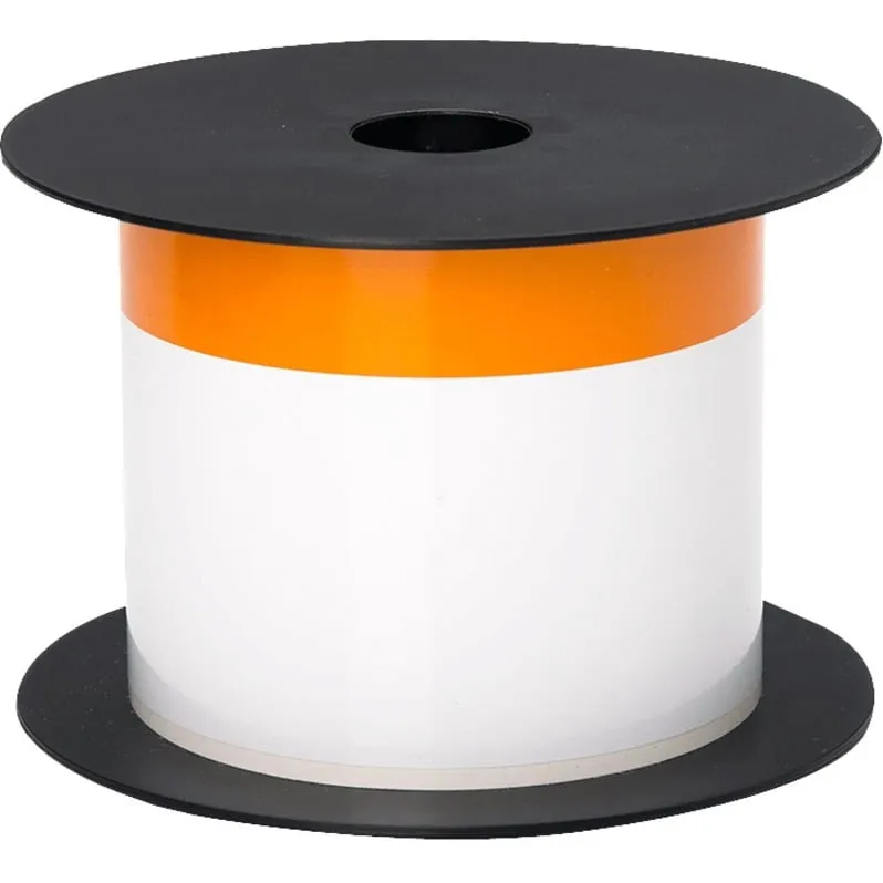 Brother BMSLT35OR — 3INX5IN TT ANSI/OSHA BLANK 3/4IN ORANGE HEADER WHITE VINYL LABEL (USE BMSLPR03XX