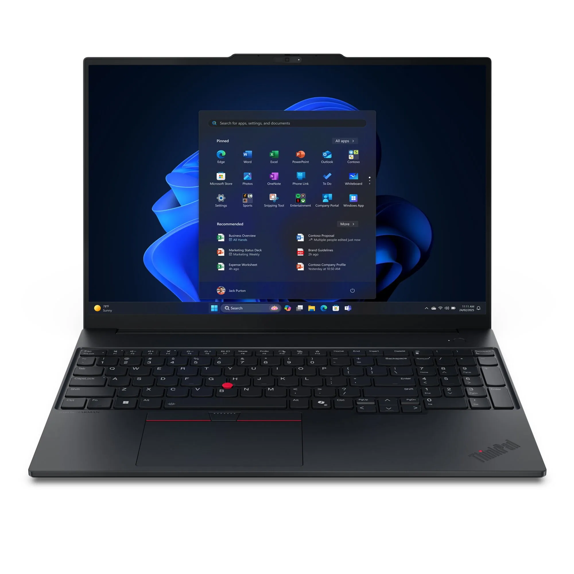 LENOVO 21TF003FUS — NEW LENOVO THINKPAD E16 GEN 3 14 INCH  LAPTOP, INTEL CORE 7 240H, 16GB DDR5, 512