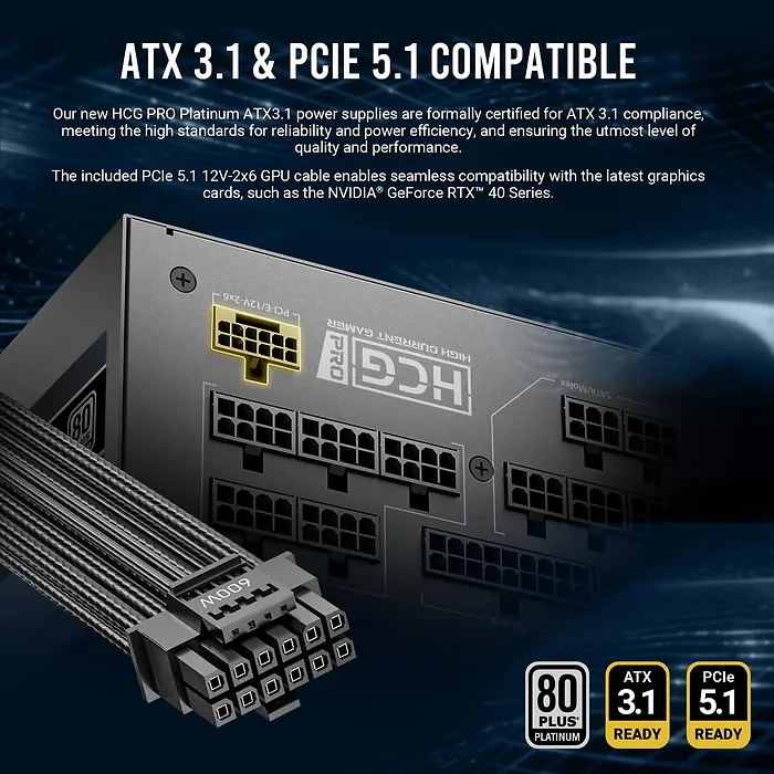 ANTEC-HCG1000 PRO PLATINUM ATX3.1