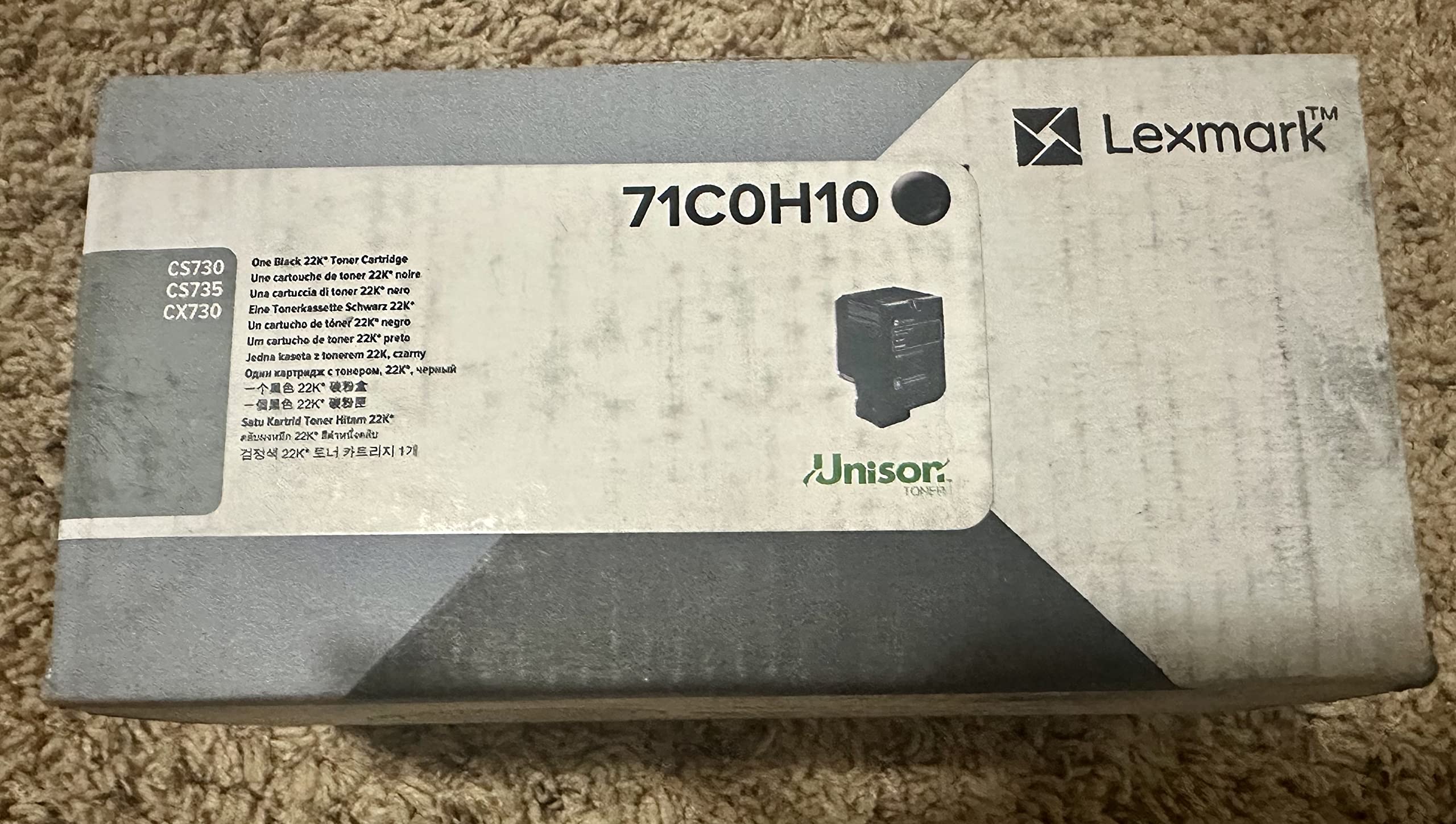 Lexmark 71C0H10 — LXK CS730, CS735, CX730 BLK 22K CRTG