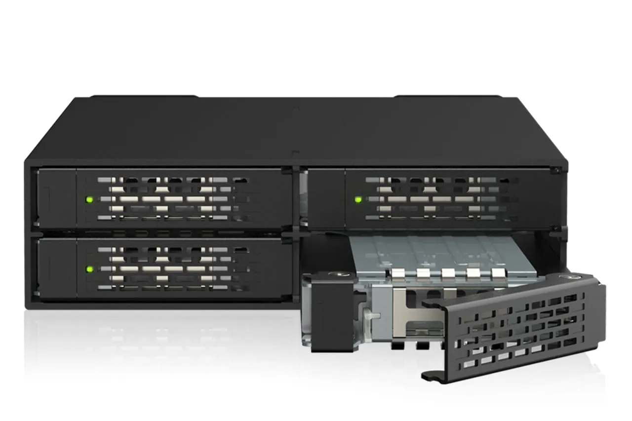 Icy Dock MB699V5P-B — ICY DOCK ToughArmor 4-Bay NVMe Rack