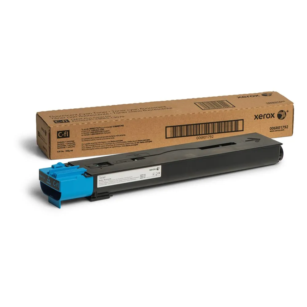 XEROX 006R01792 — PRIMELINK XC9065/XC9070 FLUORESCENT CYAN TONER CARTRIDGE